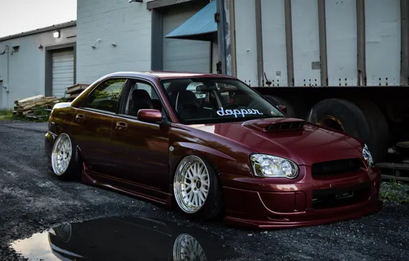 Subaru, WRX, Red, Impreza WRX