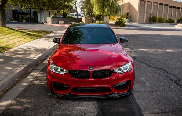 BMW, Front, RED, Face, F80, Sight