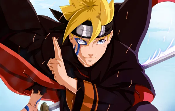 Взгляд, парень, Naruto, Boruto, Боруто