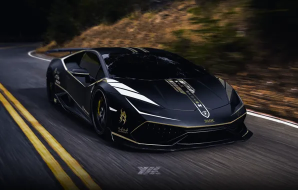 Авто, Дорога, Черный, Lamborghini, Машина, Auto, Black, Machine