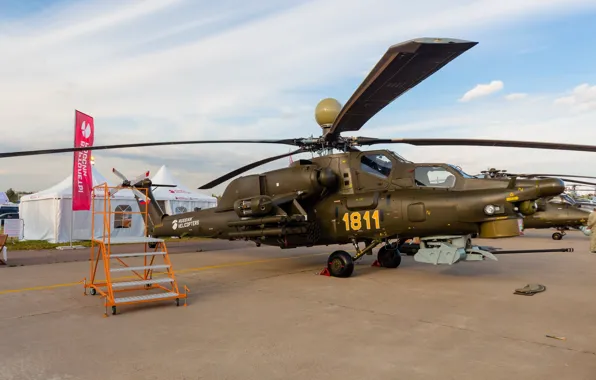 Картинка ВВС, России, Вертолёт, Ударный, Ми-28, МАКС, 2015, MAKS