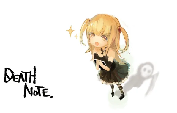 Радость, тень, крест, черное платье, Death Note, Тетрадь Смерти, смерть с косой, два хвостика
