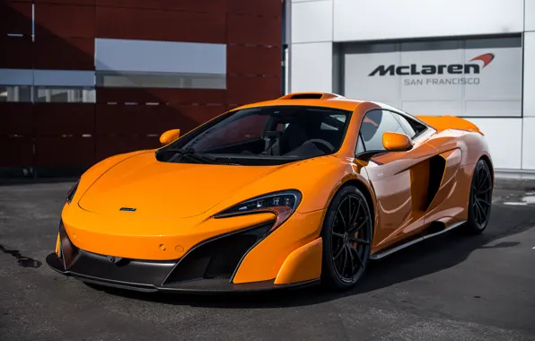 McLaren, Orange, San francisco, 675LT