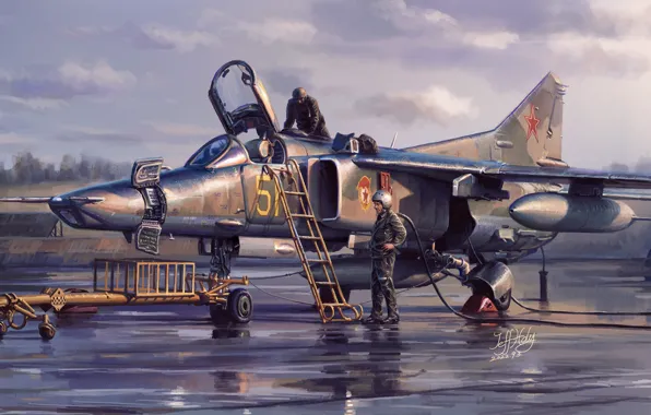 Истребитель, СССР, МиГ-27, Jeff Holly, Soviet Mikoyan MIG-27D