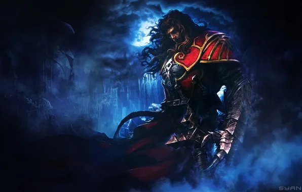 Картинка armor, dark fantasy, video game, Castlevania, Gabriel Belmont, claw, combat cross, Lord of Shadows