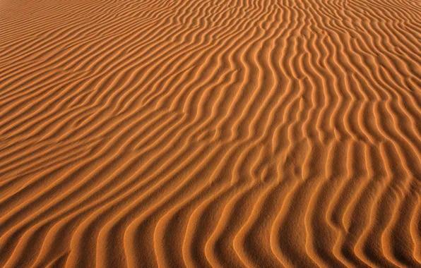 Картинка песок, волны, природа, пустыня