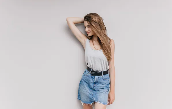 Girl, happy, long hair, lifestyle, glamour, joy, indoor, hairstyle
