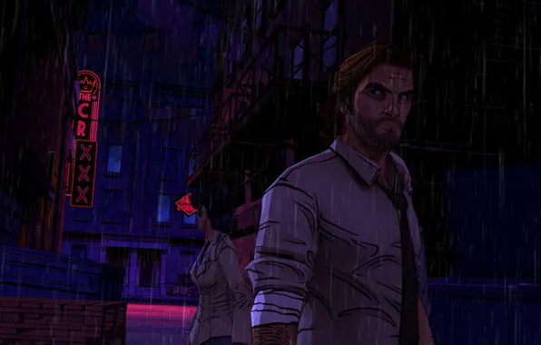 Rain, Telltale Games, The Wolf Among Us, Bigby