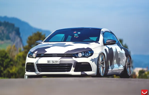 Картинка Volkswagen, Vossen, on CVT, Scirocco r, by Eccentrical