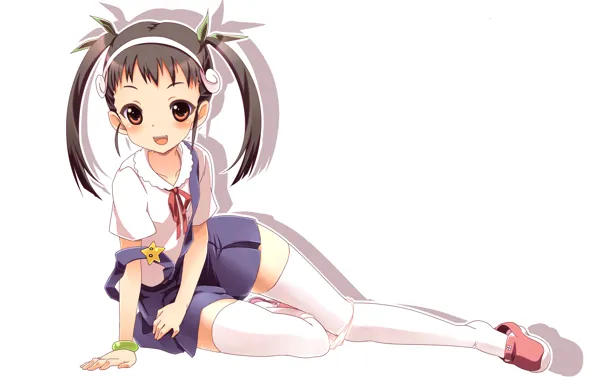 Картинка аниме, арт, девочка, Hachikuji