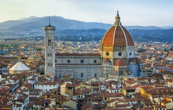 Картинка city, город, Италия, Флоренция, Italy, panorama, Europe, view