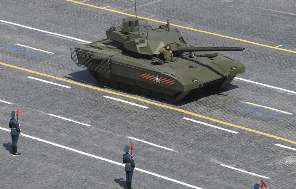 Москва, Солдаты, Танк, Парад Победы, Армата, Т-14