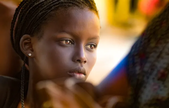 Косички, темнокожая девушка, Joachim Bergauer