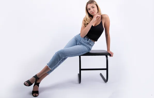 Девушка, поза, Mia Chagnon
