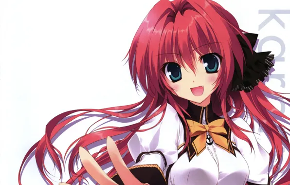 Картинка kawaii, red, girl, anime, pretty, redhead, japanese, sugoi