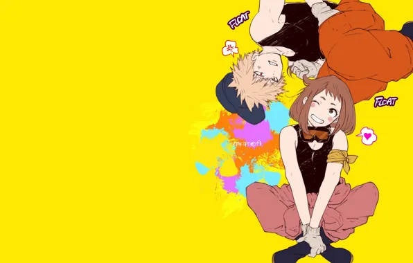 Девушка, парень, Boku no Hero Academia, Моя геройская акадеимя, Бакуго Катсуки, Катсуки Бакуго