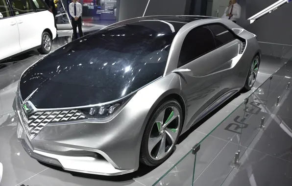 Концепт-кар, Toyota, автосалон, электромобиль, FAW-Toyota Ranz RF-EA1 Concept