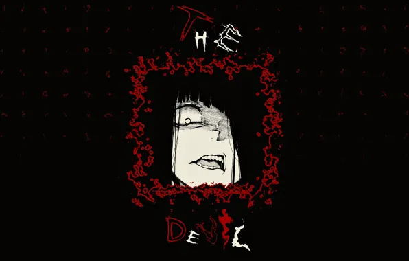 Dark, girl, devil, evil, unknown, my project, octarine