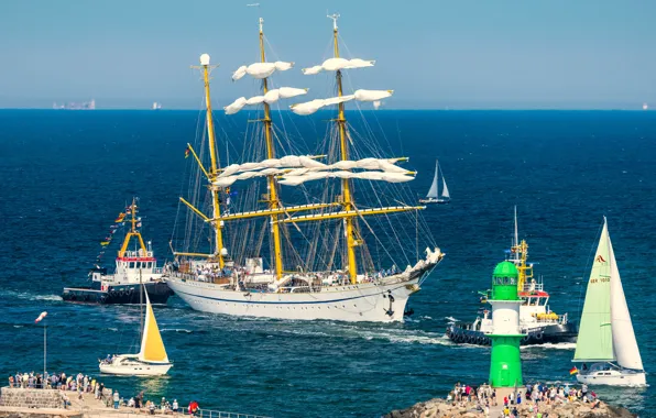Корабль, парусный, Gorch Fock