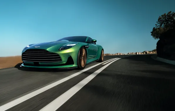 Картинка Aston Martin, supercar, road, nice, front view, 2023, Aston Martin DB12, DB12