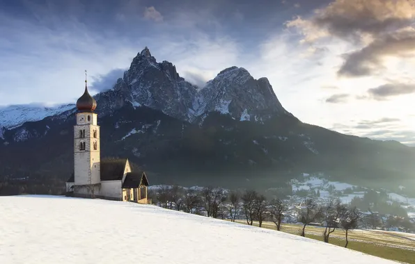 Church, Dolomites, Chiesa di san Valentino