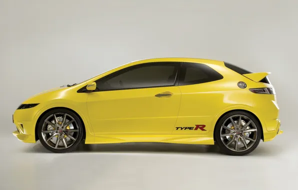 Concept, купе, 2006, концепт-кар, Honda, Civic Type-R, Honda Civic Type-R Concept