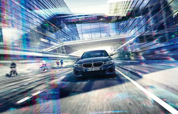 Картинка BMW, 3-series, Спереди, Вид спереди, 2019