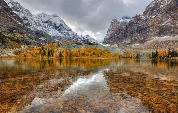 Canada, British Columbia, Yoho National Park, Hungabee Lake