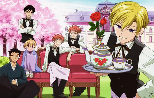 Парни, дворецкие, Хост-клуб Оранской школы, Ouran Koukou Host Club