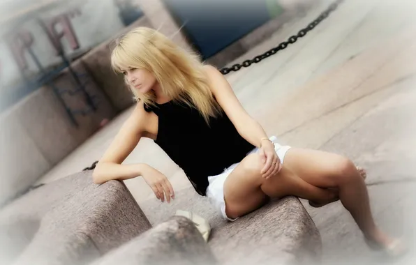 Девушка, город, настроение