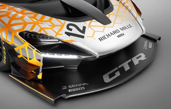 Concept, McLaren, GTR, гоночное авто, 2018, передняя часть, Senna