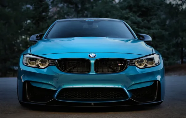 BMW, Blue, Front, Evening, Face, F80