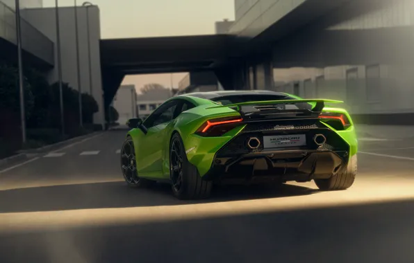 Lamborghini, lambo, perfect, Huracan, rear view, Lamborghini Huracan Tecnica