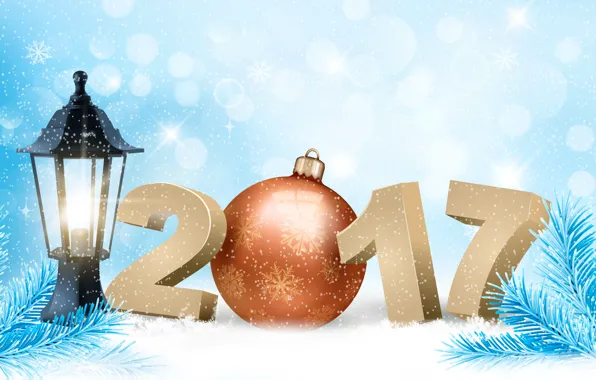 Зима, снег, снежинки, фон, праздник, игрушка, графика, новый год