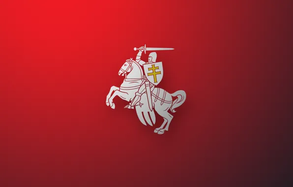 Картинка Обои, Погоня, Герб, Wallpapers, Пагоня, Беларусь, Emblem, Belarus