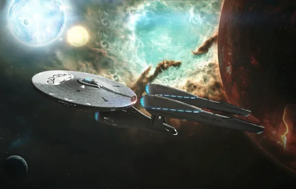 Space, Enterprise, Star Trek, Into Darkness, NCC1701
