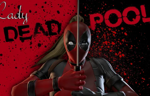 Deadpool, Marvel, Дэдпул, Марвел, Wanda Wilson, Lady Deadpool, Леди Дэдпул, Ванда Уилсон