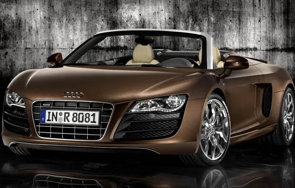 Audi, кабриолет, R8, roadst