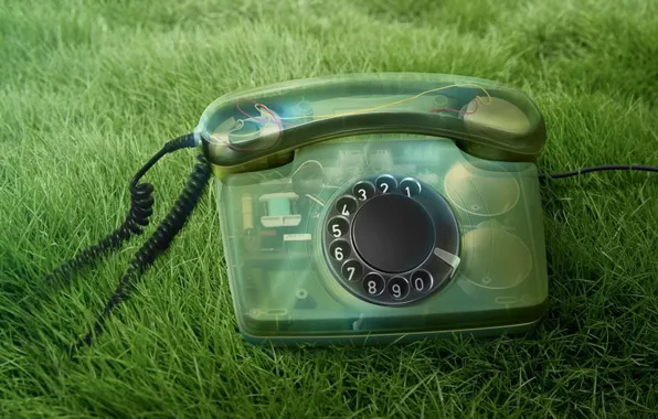 Трава, прозрачный, зеленый, телефон