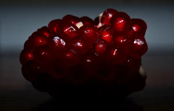 Капли, макро, стол, фрукт, гранат