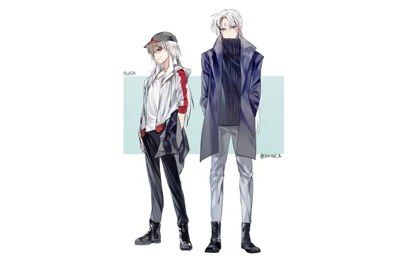 Стиль, арт, братья, Inuyasha, Инуяша, Сешоумару