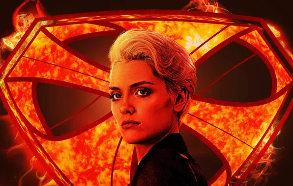 Девушка, фантастика, сериал, постер, TV Series, Krypton, Криптон, Nyssa