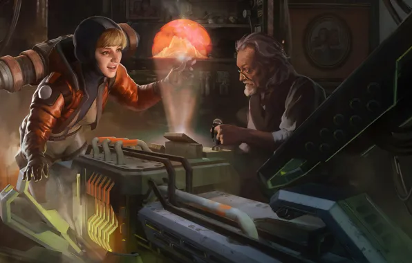 Apex, game art, apex legends, wattson