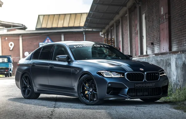 BMW, Blue, Front, Side, Manhart, M5 F90, BMW M5 F90, MH5 GTR