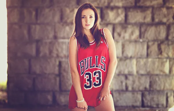 Girl, Red, Legs, Sexy, Basketball, Slim, Look, Mike