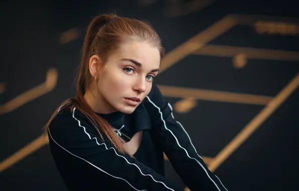 Картинка взгляд, девушка, лицо, модель, макияж, губы, красивая, Jiri Tulach