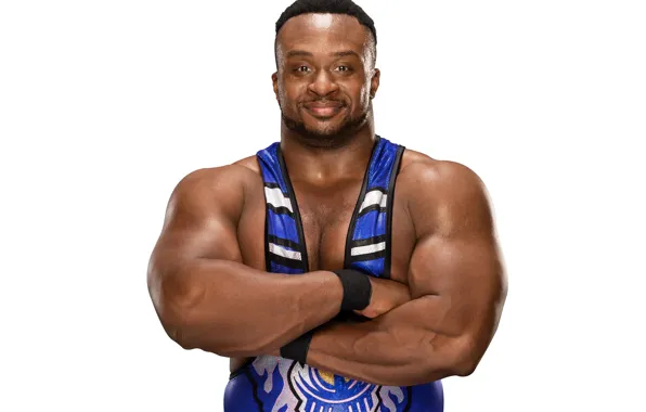 Поза, рестлер, WWE, атлет, SmackDown, Биг И, Big I, Big E Langston