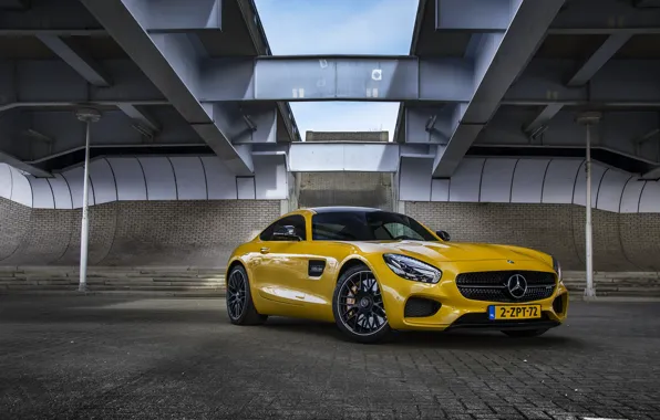 Mercedes-Benz, AMG, yellow