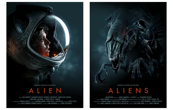 Картинка aliens, Alien, science fiction, 1979, helmet, 1986, space suit, Sigourney Weaver