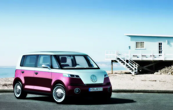 Картинка машина, Volkswagen, microvan